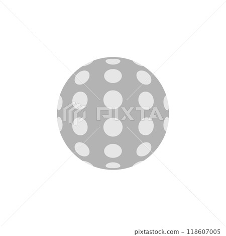 Golf ball icon logo design template isolated illustration Golf ball icon logo design template isolated illustration 118607005