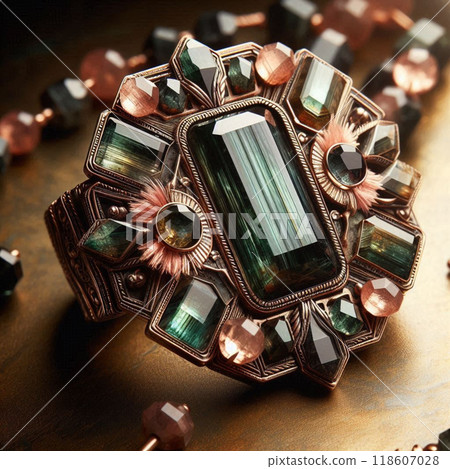 Birthstone: Tourmaline bracelet for a perfect October's birthday gift 118607028