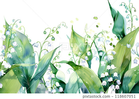 美麗的鈴蘭花 118607051