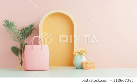 Minimalist Online Storefront Displaying Massive Cyber Monday Discounts and Promotions 118607385
