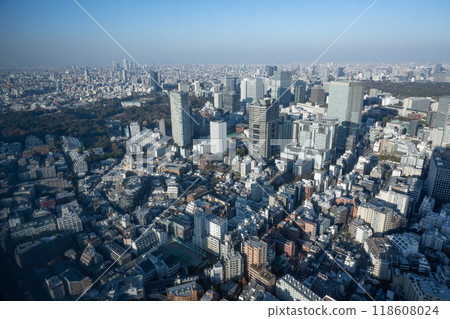 赤坂地區鳥瞰圖(從六本木上空俯瞰,2023 年 12 月) 赤坂地區鳥瞰圖(從六本木上空俯瞰,2023 年 12 月) 118608024