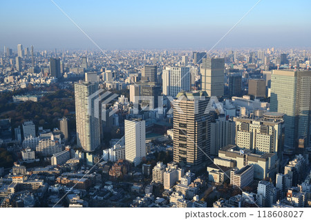 Aerial view of Akasaka area (from above Roppongi, December 2023) Aerial view of Akasaka area (from above Roppongi, December 2023) 118608027