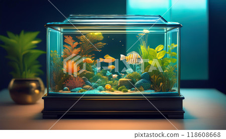 水族館圖像（AI 生成圖像） 118608668