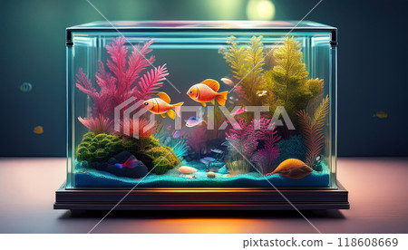水族館圖像（AI 生成圖像） 118608669