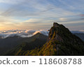 Sunrise from the top of Mount Ishizuchi 118608788