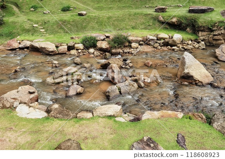 Beautiful of river stream waterfall Beautiful of river stream waterfall 118608923