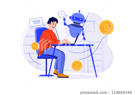 New years Eve Illustration concept. Flat illustration isolated on white background 118609348