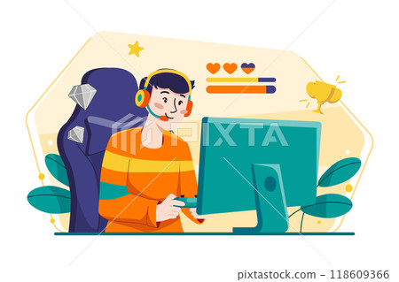 New years Eve Illustration concept. Flat illustration isolated on white background 118609366