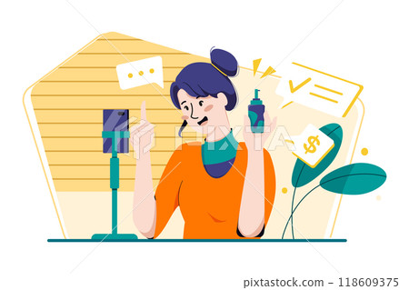New years Eve Illustration concept. Flat illustration isolated on white background 118609375