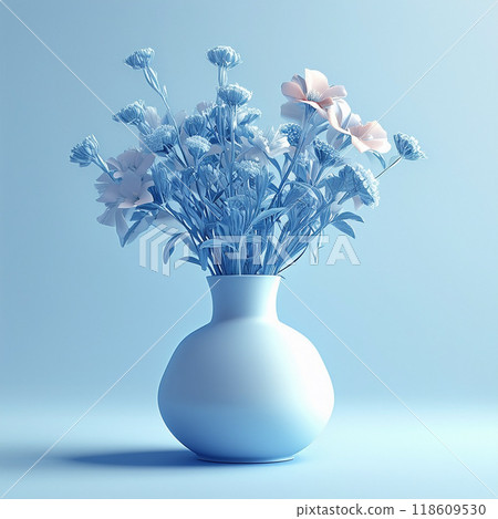 Flower planted in a vase 118609530