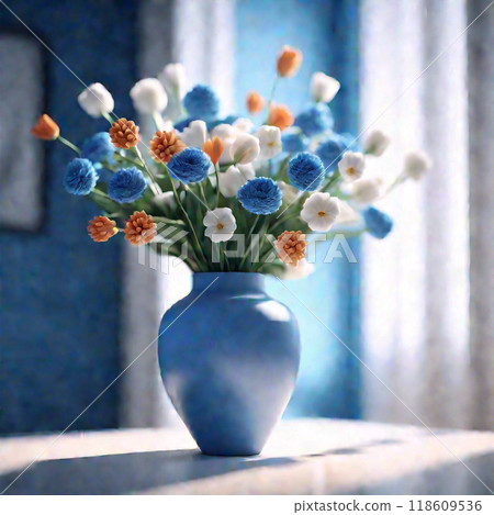 A flower in a vase A flower in a vase 118609536