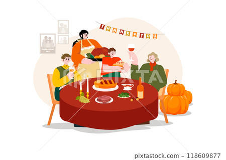 Valentines Day Illustration concept. Flat illustration isolated on white background Valentines Day Illustration concept. Flat illustration isolated on white background 118609877