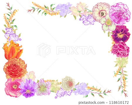 Ranunculus frame 118610172