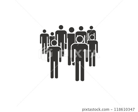 Colleague, corporate icon. Vector illustration. Colleague, corporate icon. Vector illustration. 118610347