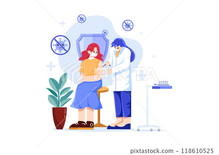 Vaccination Covid-19 118610525