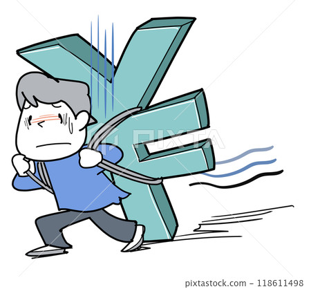 People tied up in money 118611498