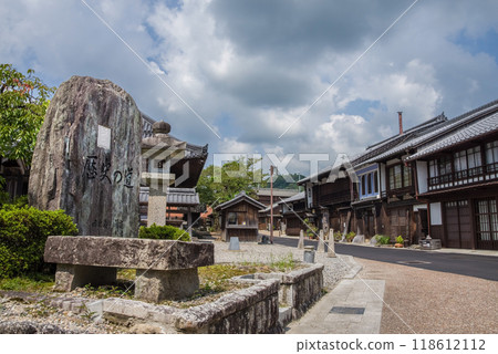 "Sekijuku, streetscape in front of Jizo-in Temple" Old Tokaido road, Mie prefecture, old streetscape "Sekijuku, streetscape in front of Jizo-in Temple" Old Tokaido road, Mie prefecture, old streetscape 118612112