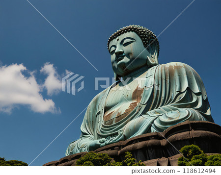 夏天的藍天和大佛 118612494