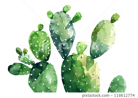 可愛的仙人掌兔子仙人掌 118612774