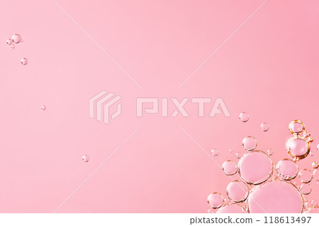 Close up macro Aloe vera gel cosmetic texture pink background with bubbles. Lemongrass gel skincare product. antibacterial liquid with aloe vera, moisturizing. Safe and environmental friendly. Close up macro Aloe vera gel cosmetic texture pink background with bubbles. Lemongrass gel skincare product. antibacterial liquid with aloe vera, moisturizing. Safe and environmental friendly. 118613497
