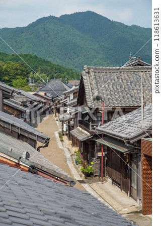View of the townscape of Sekijuku and Nakamachi from Chokantei Observatory (Westward) 118613631