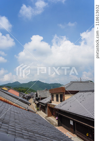 View of the townscape of Sekijuku and Nakamachi from Chokantei Observatory (Westward) 118613632