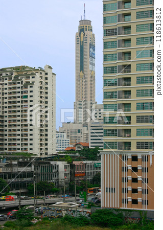 The Baiyoke Tower II in Bangkok 118613812