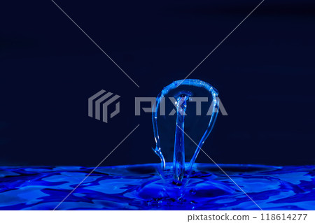 Collision of water droplets 118614277