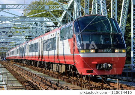 Meitetsu 1000 series Panorama Super crossing Inuyama Bridge 118614410