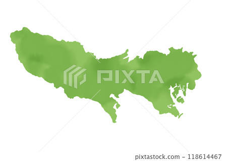 Watercolor illustration of Tokyo 118614467