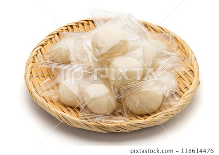 Individually wrapped round mochi Individually wrapped round mochi 118614476
