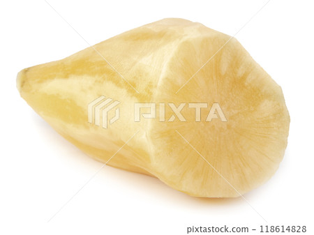 Yacon roots isolated on a white background Yacon roots isolated on a white background 118614828