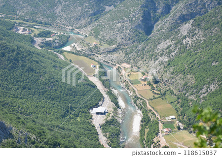 Northern Albanian mountains in Vermosh, Albania. Visit Albania 118615037