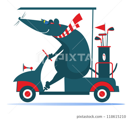 golf, rat, mouse 118615210