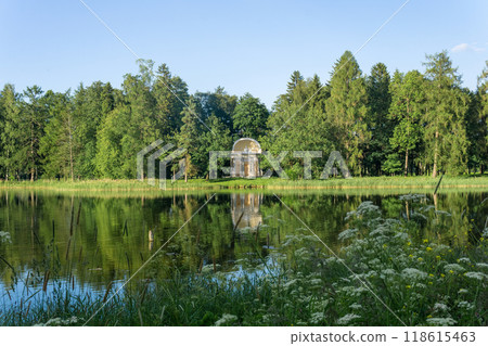 The Eagle Pavilion in Gatchina Park, St. Petersburg 118615463