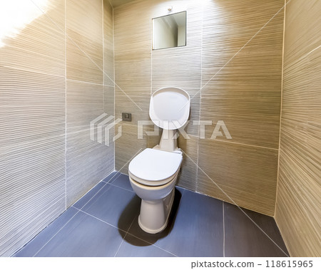 Image material of a newly built toilet Image material of a newly built toilet 118615965