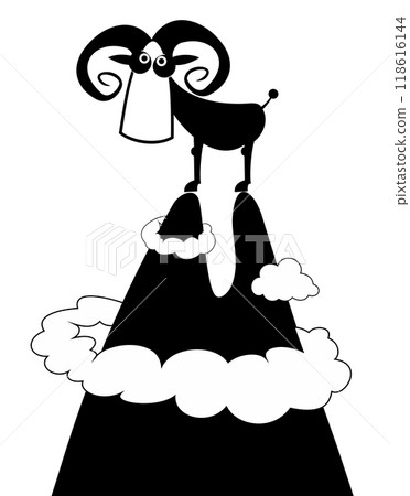 goat, animal, vector 118616144