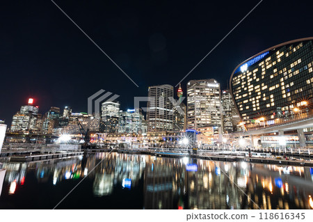 Night view of Darling Harbor 118616345