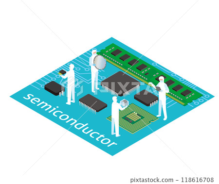 半導體製造的圖像說明 118616708