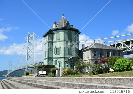 國父紀念館（重要文化財產）和明石海峽大橋 118616716