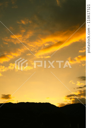 夏天日落 夏天日落 118617321