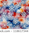 雪花水彩 118617344
