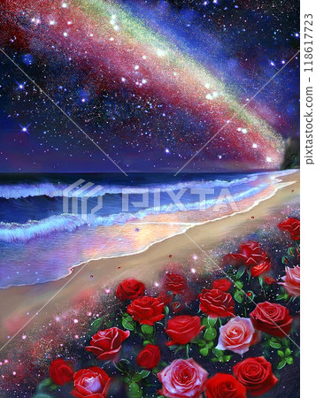 Starry Roses on the Coast 118617723