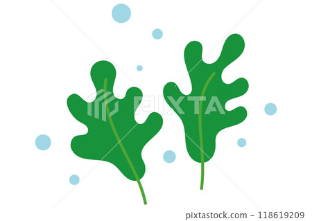Simple wakame seaweed Simple wakame seaweed 118619209