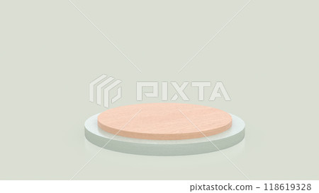 The pastel plate for present or advertising concept 3d rendering. The pastel plate for present or advertising concept 3d rendering. 118619328