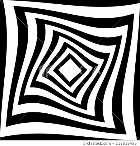 Abstract black and white background. Vector geometric pattern. 118619458