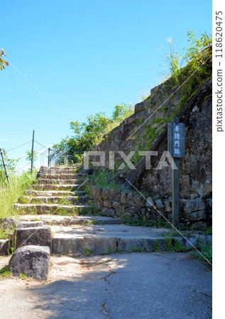苗木城遺址 菱櫓門遺址 118620475