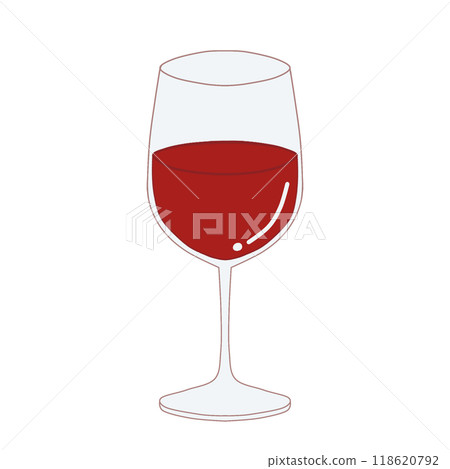 Red wine illustration material - transparent background Red wine illustration material - transparent background 118620792