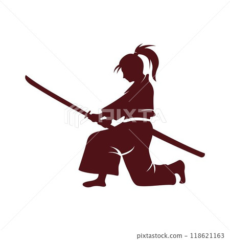 Samurai logo icon design Samurai logo icon design 118621163