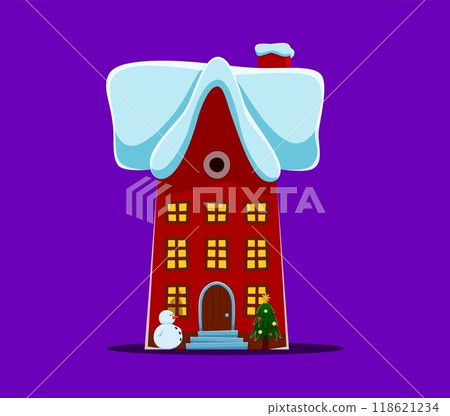 Christmas font and Xmas alphabet letter T as winter house in snow, vector cartoon type. Merry Christmas font or festive typeface for winter holiday and New Year greeting, letter T house with Xmas tree Christmas font and Xmas alphabet letter T as winter house in snow, vector cartoon type. Merry Christmas font or festive typeface for winter holiday and New Year greeting, letter T house with Xmas tree 118621234